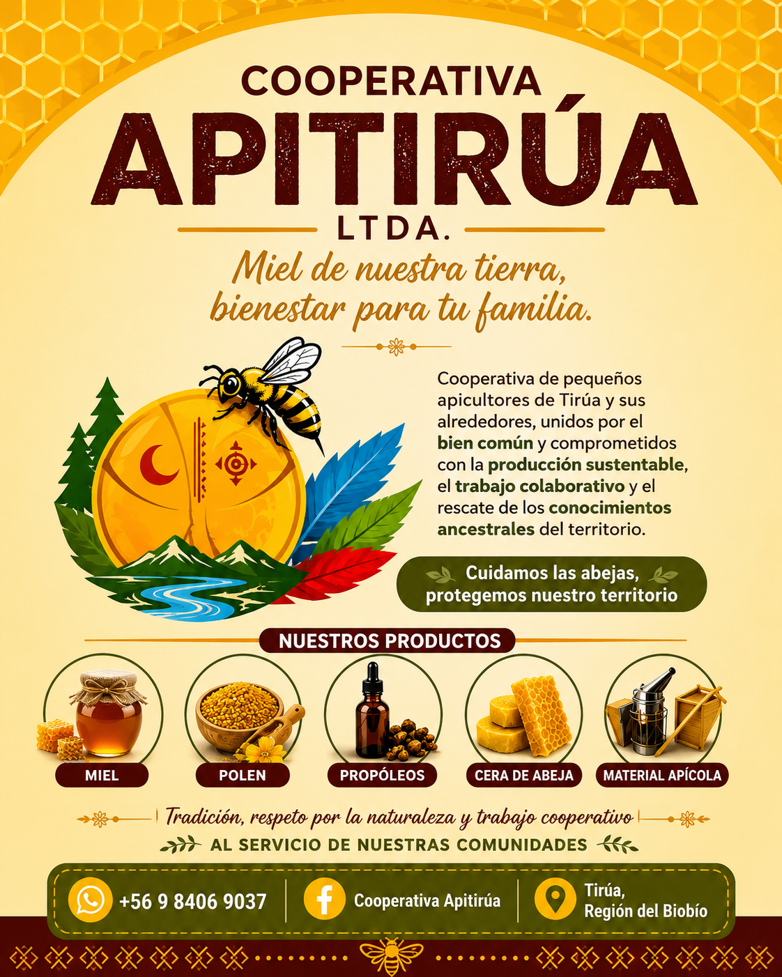 Cooperativa Apícola Apitirua avanza en su fortalecimiento productivo y comercial